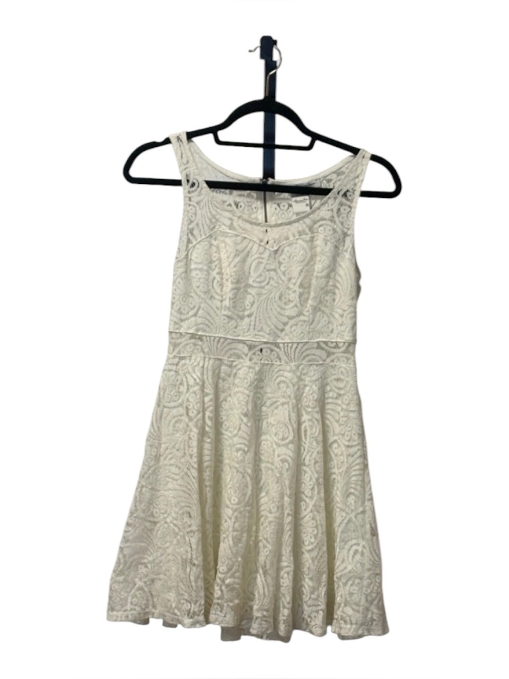 American Rag Cream Lace Fit-and-Flare Dress